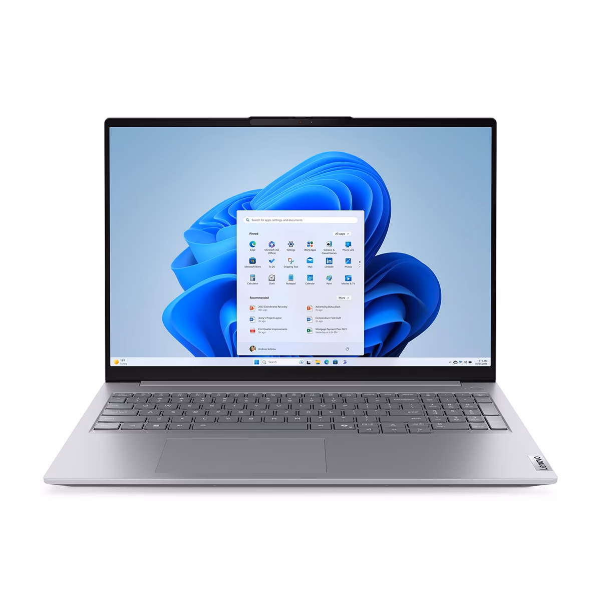 Lenovo-ThinkBook-16-G7-ARP-Ryzen-7-7735HS-64GB-RAM-512GB-SSD-Ordibehesht لپ تاپ لنوو 16 اینچی مدل ThinkBook 16 G7 ARP R7 7735HS 64GB 512GB اردیبهشت
