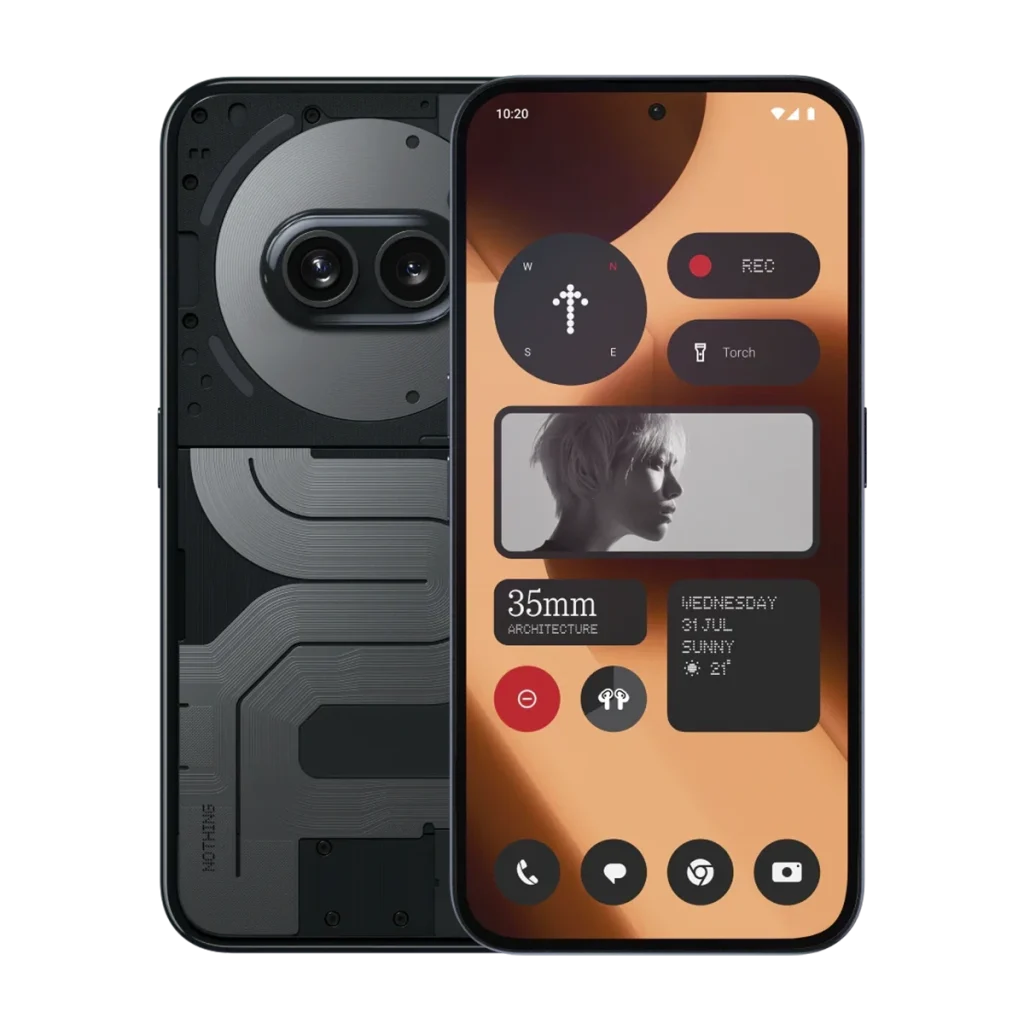 گوشی موبایل ناتینگ Phone 2a Plus ظرفیت 256 گیگابایت و رم 12 گیگابایت مشکی اردیبهشت