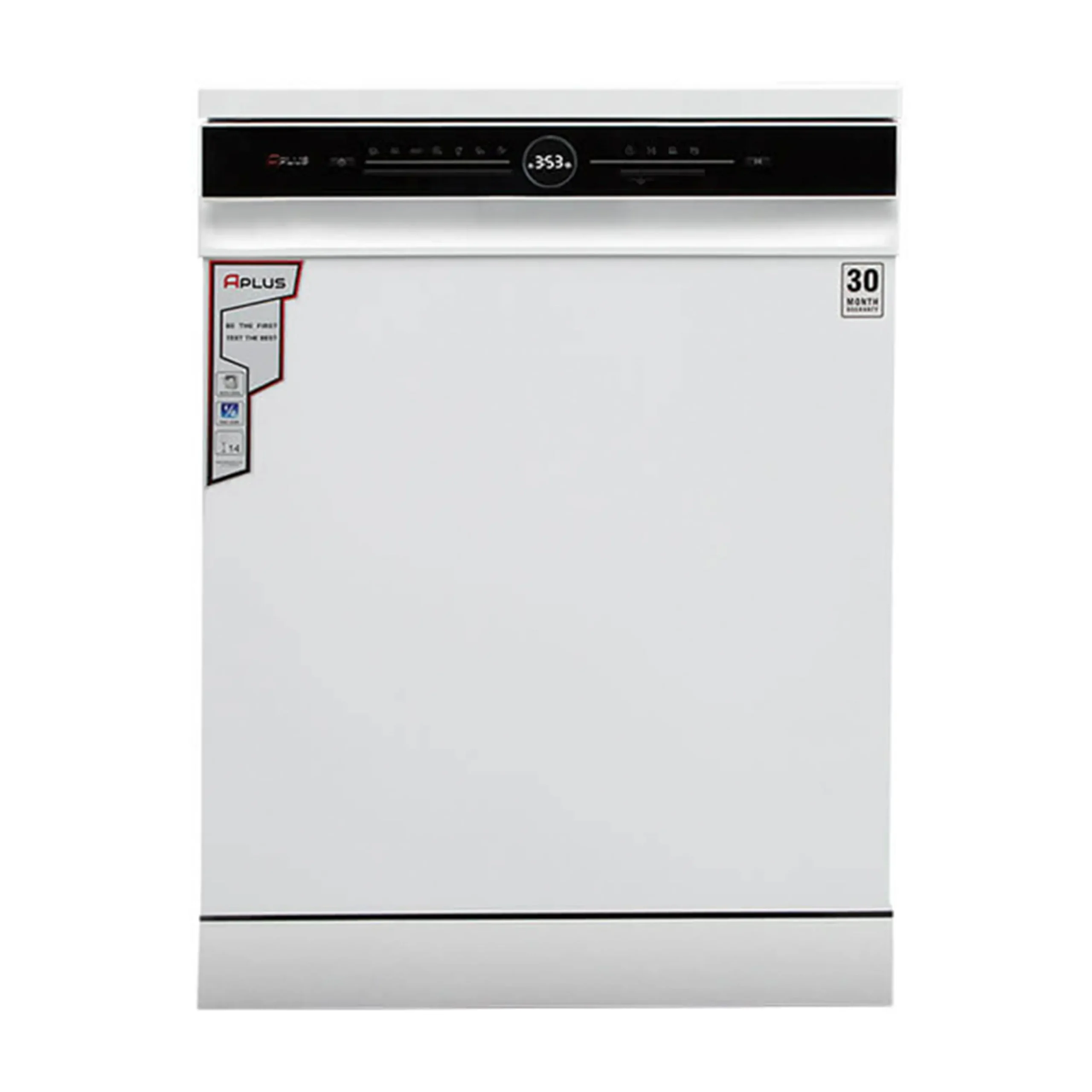 aplus-dw52-dishwasher-white-ordibehesht ماشین ظرفشویی آپلاس ۱۴ نفره مدل DW52 سفید اردیبهشت
