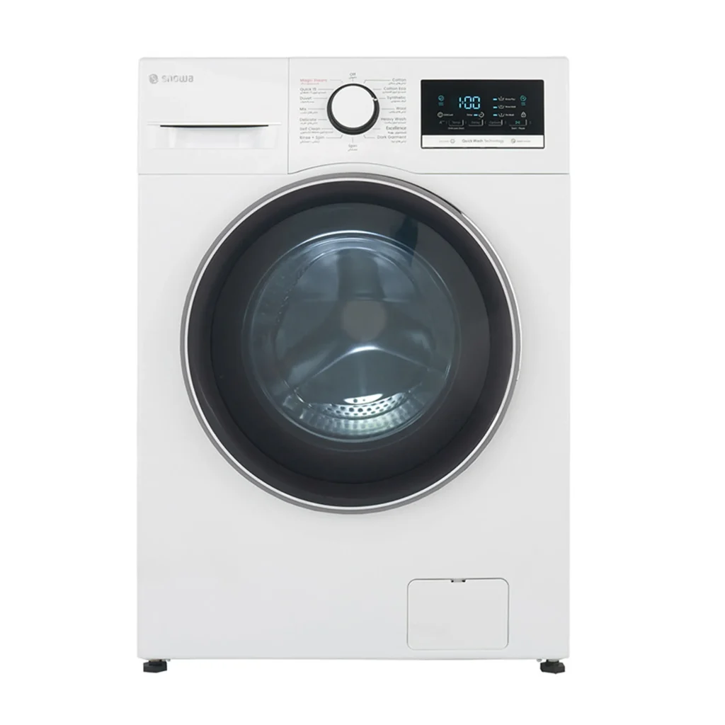 ماشین لباسشویی اسنوا مدل SWM-A81 ظرفیت 8 کیلوگرم سفید اردیبهشت