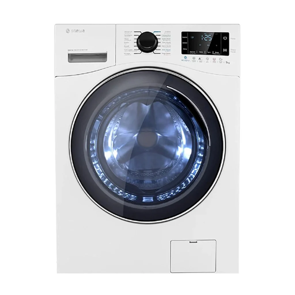 ماشین لباسشویی اسنوا مدل SWM-E92 ظرفیت 9 کیلوگرم سفید اردیبهشت