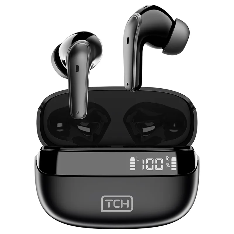 TCH Black Blade L10 ANC Bluetooth Earbuds-Black-ordibehesht هندزفری بلوتوثی تی سی اچ مدل Black Blade L10 ANC - مشکی - اردیبهشت