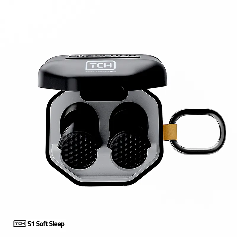 TCH S1 Soft Sleep Bluetooth Earbuds-Black-ordibehesht هندزفری بلوتوثی تی سی اچ مدل S1 Soft Sleep - مشکی - اردیبهشت