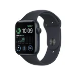ساعت هوشمند اپل مدل SE 2 Sport Band سایز 44 میلی‌متر بدنه مشکی بند مشکی اردیبهشت