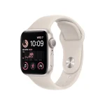 ساعت هوشمند اپل مدل SE 2 Sport Band سایز 44 میلی‌متر بدنه رزگلد بند کرم اردیبهشت