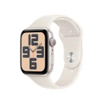 ساعت هوشمند اپل مدل SE 2023 Sport Band سایز 40 میلی‌متر بدنه زرگلد بند کرم اردیبهشت