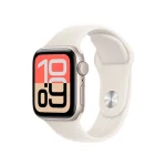 ساعت هوشمند اپل مدل SE 3 Sport Band سایز 42 میلی‌متر بدنه رزگلد بند کرم اردیبهشت