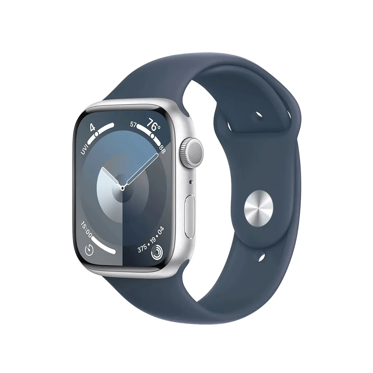apple-series-9-aluminum-case-sport-band-45mm-smart-watch-silver-ordibehesht ساعت هوشمند اپل مدل Series 9 Aluminum Case Sport Band سایز 45 میلیمتر نقرهای اردیبهشت