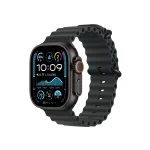 ساعت هوشمند اپل مدل Ultra 2 Ocean Band سایز 49 میلی‌متر بدنه مشکی بند مشکی اردیبهشت