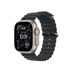 ساعت هوشمند اپل مدل Ultra 3 Ocean Band سایز 49 میلی‌متر بدنه تیتانیوم بند مشکی اردیبهشت