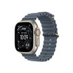 ساعت هوشمند اپل مدل Ultra 3 Ocean Band سایز 49 میلی‌متر بدنه تیتانیوم بند آبی اردیبهشت