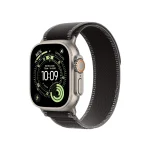 ساعت هوشمند اپل مدل Ultra 3 Trail Loop سایز 49 میلی‌متر بدنه تیتانیوم بند مشکی اردیبهشت