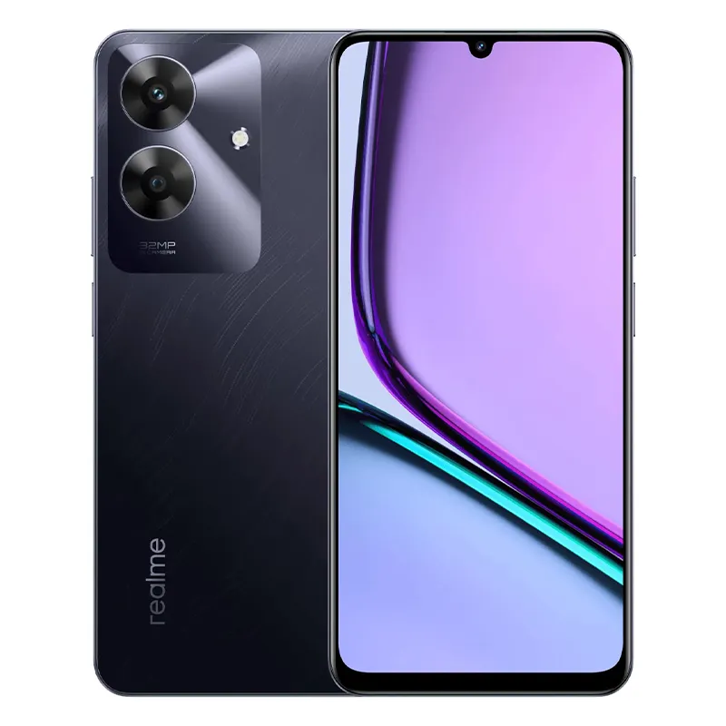 گوشی موبایل ریلمی مدل Note 60 دو سیم کارت ظرفیت 128 گیگابایت و رم 6 گیگابایت مشکی اردیبهشت