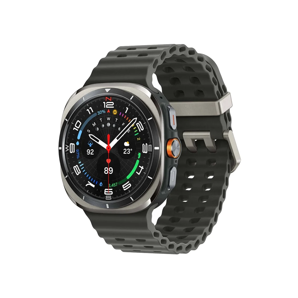 ساعت هوشمند سامسونگ مدل Galaxy Watch Ultra بدنه خاکستری بند خاکستری اردیبهشت