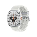 ساعت هوشمند سامسونگ مدل Galaxy Watch Ultra بدنه سفید بند سفید اردیبهشت