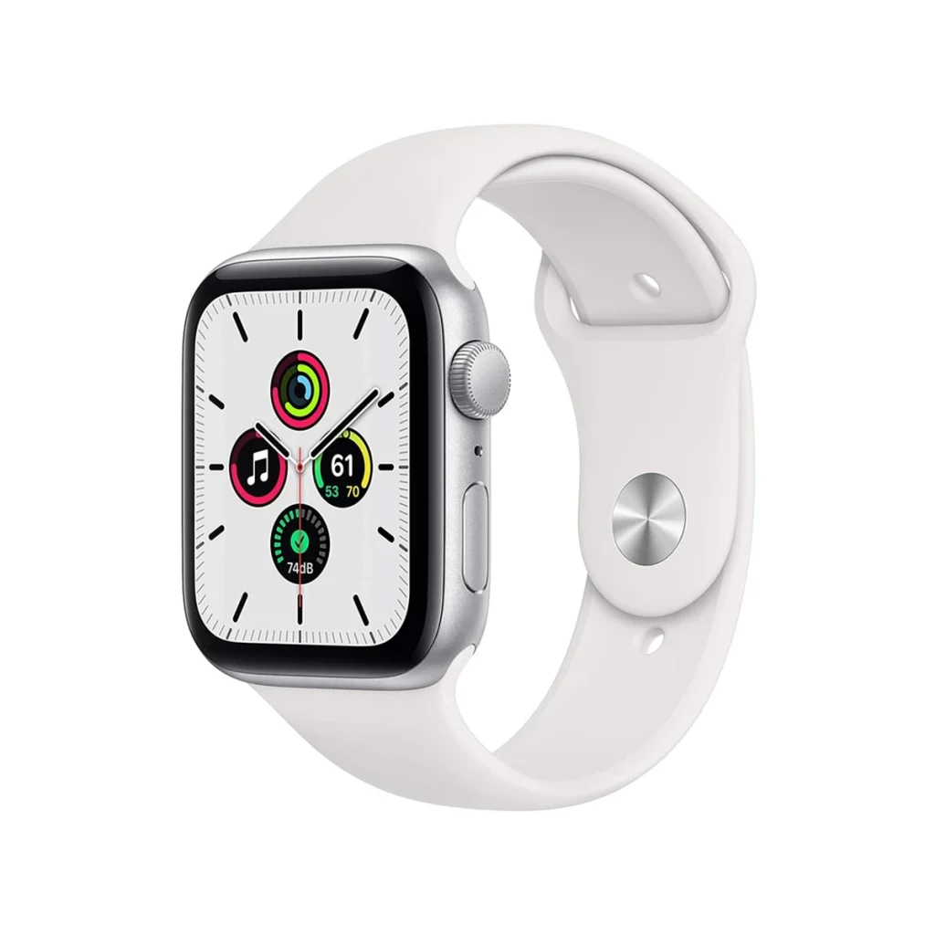 ساعت هوشمند اپل مدل SE Sport Band سایز 40 میلی‌متر بدنه سفید بند سفید اردیبهشت