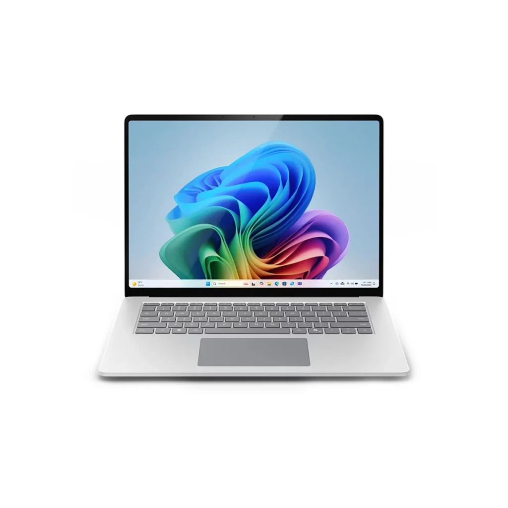 لپ تاپ مایکروسافت 15 اینچی مدل Surface Laptop 7 X Elite 64GB 1TB Adreno نقره‌ای اردیبهشت
